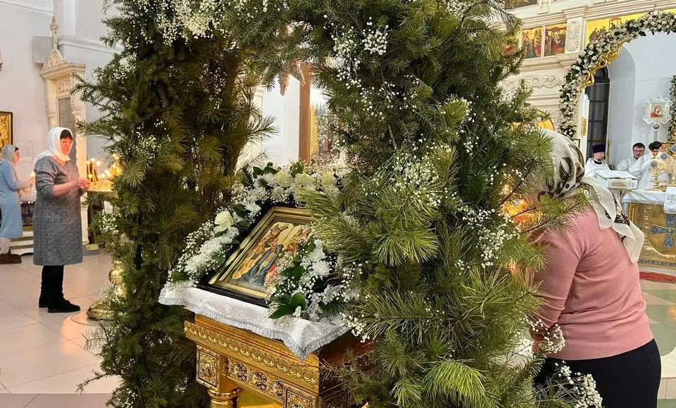 Крещение Господне отмечают в Салехарде