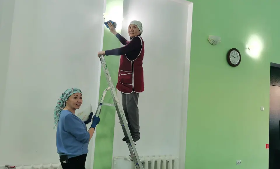 Мечеть за лето преобразилась