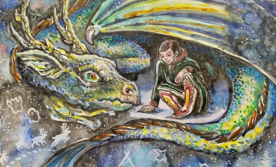 Свой дракон: волшебство в рисунках и сказках