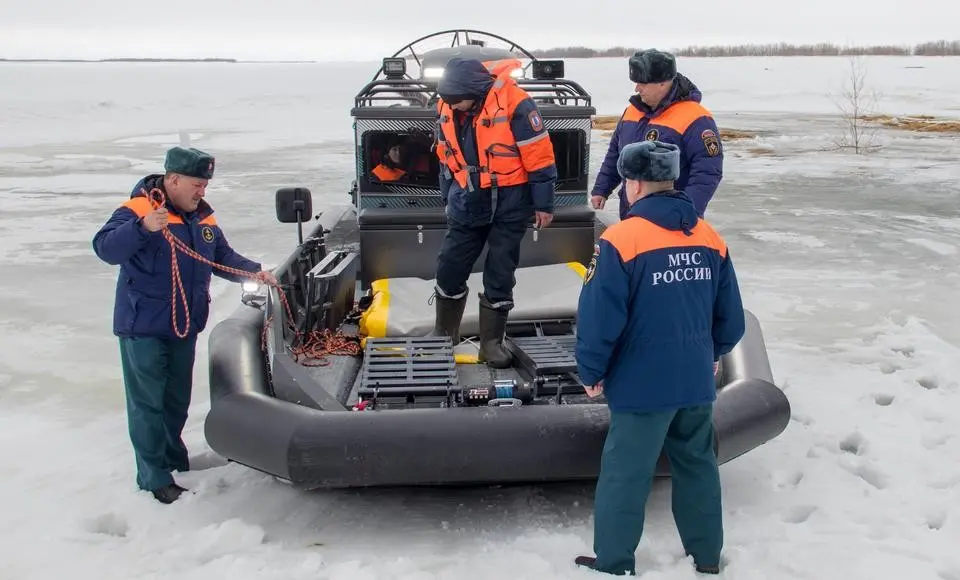 На реке Полуй прошли учения спасателей