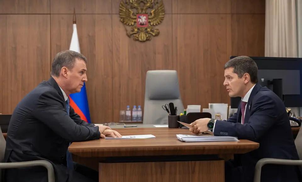 Губернатор Ямала и вице‑премьер РФ обсудили развитие АПК и экологию региона