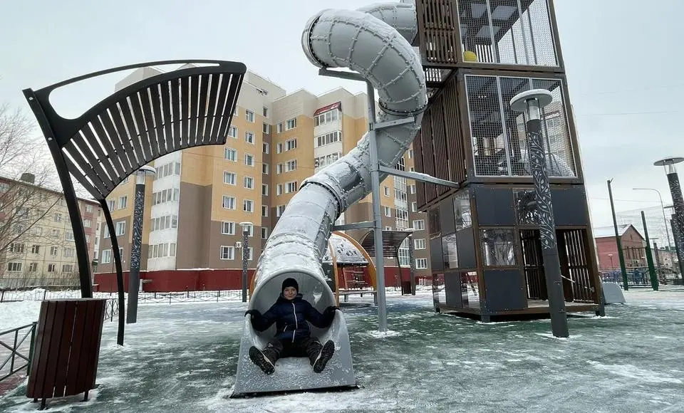 Завершено обустройство детской игровой площадки по ул. Совхозная