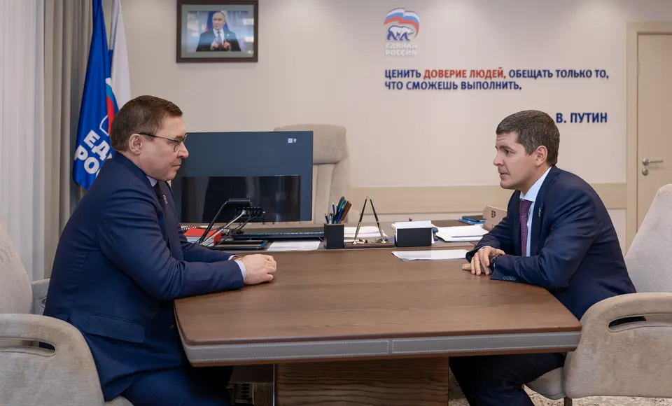 Дмитрий Артюхов обсудил с Владимиром Якушевым приоритеты работы «Единой России» в регионе